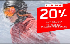 20% auf ALLES - CLUB DAYS