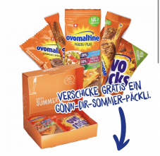GRATIS Ovo Sommer-Päckli mit Ovomaltine Produkten verschenken