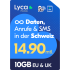 Premium Datenpaket zum Schnäppchen Preis! Unlim. Daten, Telefonie & SMS für dauerhaft CHF 14.90