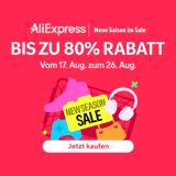 Bis zu 80% Rabatt + Gutscheincodes bei AliExpress