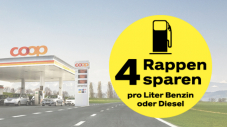 Coop Pronto – 4 Rappen Rabatt pro Liter Treibstoff