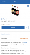 2 für 1 „Happy Cola“