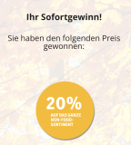 20% Gutschein für Coop City