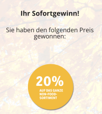 20% Gutschein für Coop City