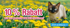 QUALIPET Rabattcode – 10% sparen auf das komplette Katzensortiment bis 21.05.2025