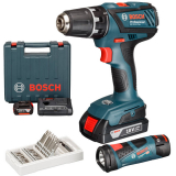 BOSCH GSR 18-2-Li Plus Akkuschrauber mit Zubehör und Taschenlampe für 189.-