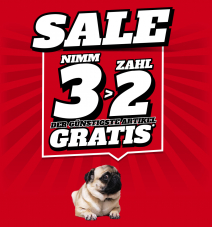 Nimm 3, zahl 2 Aktion bei LIPO