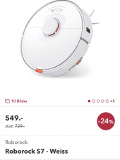 Roborock S7 für 549.- bei DeinDeal