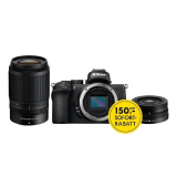 NIKON Z50 + 50-250 mm F/4.5-6.3 + 16-50mm F/3.5-6.3 Kit (20.9 MP, WLAN) bei microspot