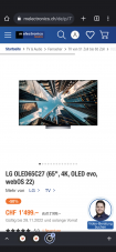 LG OLED65C27 bei melectronics