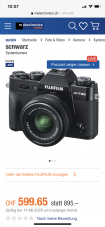 FUJIFILM X-T30 Kit XC 15-45mm bei melectronics zur Abholung