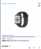 Apple Watch SE 40 mm zum best preis