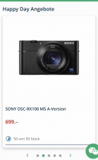 Sony RX100 V, Premium Kompaktkamera im HappyDay