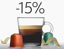 15% Rabatt auf Kaffeebestellungen bei Nespresso