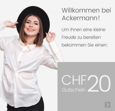 CHF 20.- Gutschein bei Ackermann (MBW: 80.-)