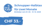 SBB Schnupper-Halbtax - 2 Monate für 19 Franken (bis 25J.) resp. 33 Franken