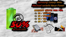 Samsung Galaxy Akku Austausch mit 50% Rabatt bei ITEK in Winterthur und Zürich