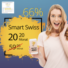 Salt Smart Swiss für CHF 20.20 / Monat bei Handy-Abovergleich (24 Monate)