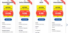 ALDI MOBILE Abos Swiss Unlimited für 9.90