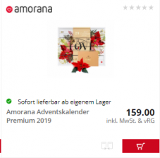 Adventskalender Amorana Premium (2019) bei nettoshop