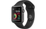 APPLE Watch Sport (1. Generation), 38mm, Space Grau, mit Sportarmband Schwarz bei brack für 139.- CHF