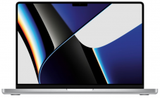 Apple MacBook Pro 14 M1 Pro (16GB RAM,512GB SSD), Silber