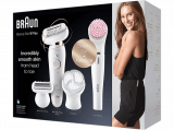 BRAUN Silk-épil 9-100 Flex - Epilierer Set (Weiss/Gold) bei MediaMarkt