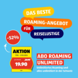 Aldi Roaming Unlimited für 19.90 (Alles unlim. in CH + unlim. Roaming in EU, USA, Kanada)
