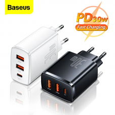 Baseus 30W Multi-Ladegerät mit USB-C (zum Beispiel mit 27W für iPhone 14 Pro geeignet) bei Aliexpress oder Techmania