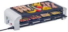 Betty Bossi 3-in-1 Tischgrill 1600 W mit Ober- und Unterhitze (Raclette, Tischgrill und Mini-Pizzas)