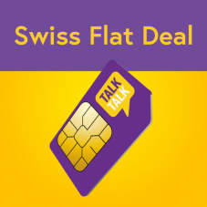TalkTalk Swiss Flat (Schweizweit alles unlimitiert, inklusive 5G-Speed, Sunrise-Netz) für 11 Franken pro Monat