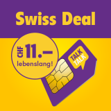 TalkTalk Swiss Deal (CH alles unlimitiert, inkl. 5G + 1GB Daten-Roaming) & Data Deal (CH unlim. 5G-Daten + 1GB Daten-Roaming)