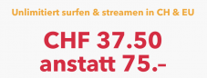 50% Rabatt auf Sunrise Europe Data! Umlimitiert CH&EU