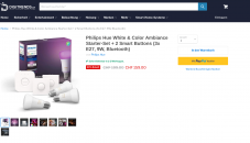 Philips Hue White & Color Ambiance Starter-Set + 2 Smart Buttons