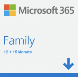 Microsoft 365 Family 12+15 Monate Plus 3 Monate (Promo) / 30 Monate Total