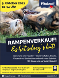 [Vorankündigung]: Rampenverkauf in Buchs am 09.10.2021 bei Vitakraft