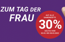 30% auf alle Damen Parfüms bei Import Parfümerie