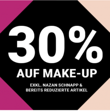 Nur heute: 30% auf Make Up bei Import Parfumerie