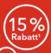 15% Neukunden-Rabatt ab CHF 50.- bei Redcare Apotheke