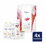 Manor: Dove Geschenkset mit 4 Pflegeprodukten und Duftkerze