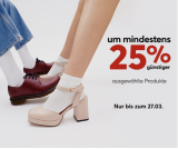 eSchuhe: Ab 25% Rabatt auf viele Damen und Herren Schuhe und Accessoires