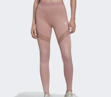 Adidas Hyperglam High-Rise Damen Sportleggins in rosa