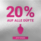 Heute 20% auf ALLE Düfte bei Import Parfumerie z.B. DKNY Damen 50ml Parfüm für CHF 15.-