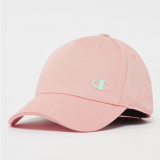 Snipes: Champion Legacy Baseball Cap in rosa oder dunkelblau