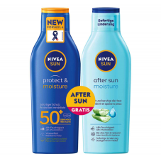 Nivea Sonnenmilch LSF50 200ml + After Sun Lotion 200ml für CHF 10.95 bei Ottos