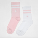 Snipes: Champion Short Crew Socken für Damen 2er Pack rosa/weiss für CHF 3.50 inklusive Versand