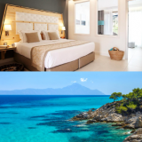 Herbstferien auf Griechischer Halbinsel Sithonia: 1 Woche im 5*-Hotel Acrotel Athena Pallas mit Vollpension und Flüge ab Basel für 499€ pro Person
