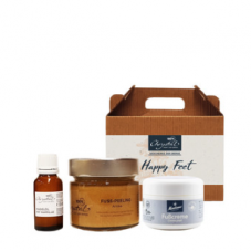 Fusspflegeset mit Fuss-Peeling, Fusscreme und Nagelöl von Chrystal für CHF 11.05 bei Import Parfumerie