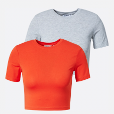 About You: Damen 2er T-Shirt Set von Weekday für CHF 12.90