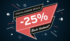 Black Friday bei Tchibo: 25% Rabatt auf alles.